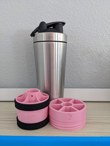 Shaker Bottle and Lid Cup Grip Attachment for 1/2" PVC